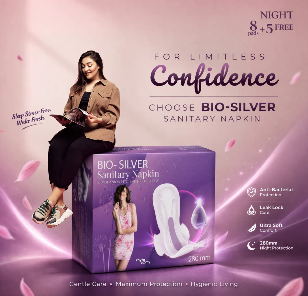NEW  Bio Silver Sanitary Pad  Night (PC1292)